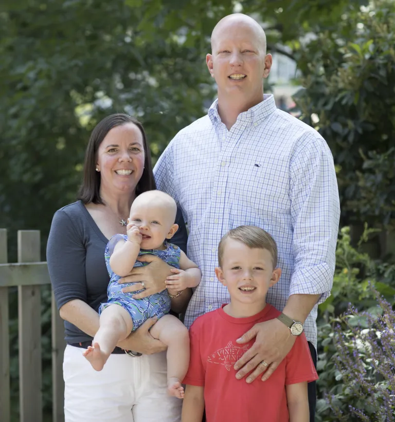 The Basham Family together